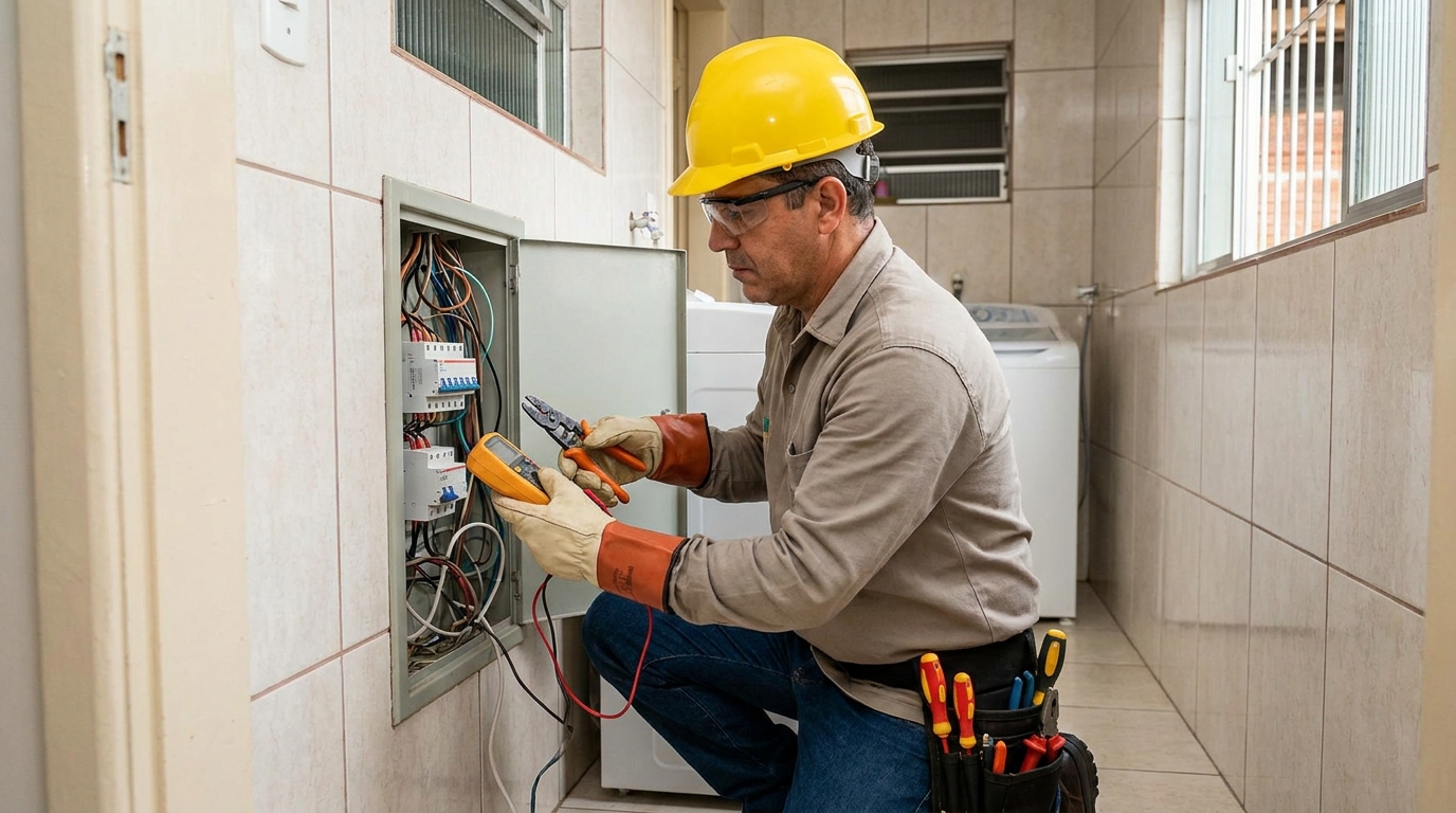 Instalação de Disjuntor Residencial em Santos‑SP
